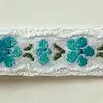 飾り：水色小花