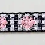 飾り：チェックピンク